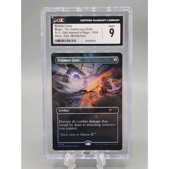 Dolmen Gate, D&D Secret Lair, Foil Borderless Art, MTG CGC 9 Mint - Picture 1 of 5